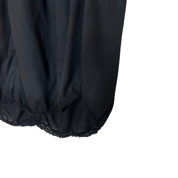 Aritzia Wilfred Meyron Ruffle Sleeve Blouse- BLACK - Picture 6 of 10